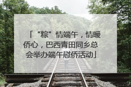 “粽”情端午，情暖侨心，巴西青田同乡总会举办端午慰侨活动