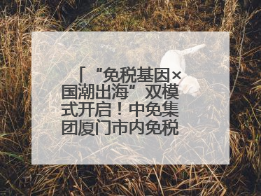 “免税基因×国潮出海”双模式开启！中免集团厦门市内免税店正式开业