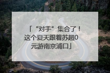 “对手”集合了！这个夏天跟着苏超0元游南京浦口
