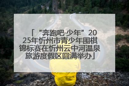 “奔跑吧·少年”2025年忻州市青少年围棋锦标赛在忻州云中河温泉旅游度假区圆满举办