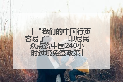 “我们的中国行更容易了”——印尼民众点赞中国240小时过境免签政策