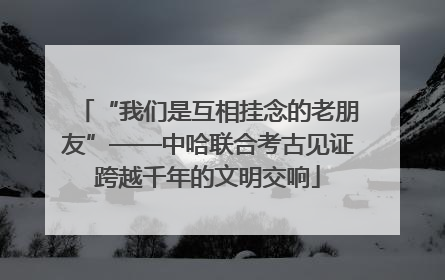 “我们是互相挂念的老朋友”——中哈联合考古见证跨越千年的文明交响