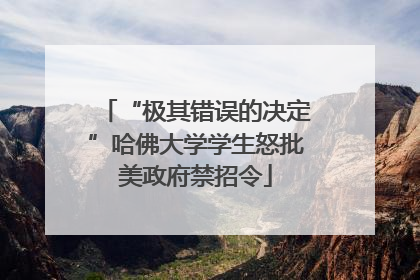 “极其错误的决定”哈佛大学学生怒批美政府禁招令