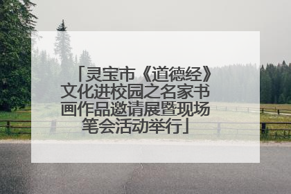 灵宝市《道德经》文化进校园之名家书画作品邀请展暨现场笔会活动举行