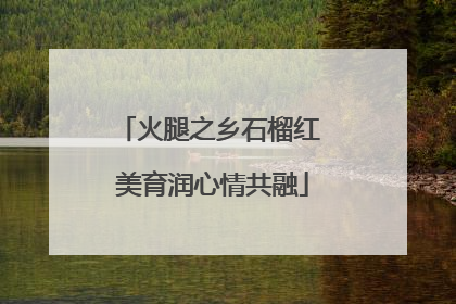 火腿之乡石榴红 美育润心情共融