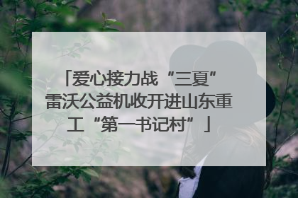 爱心接力战“三夏” 雷沃公益机收开进山东重工“第一书记村”