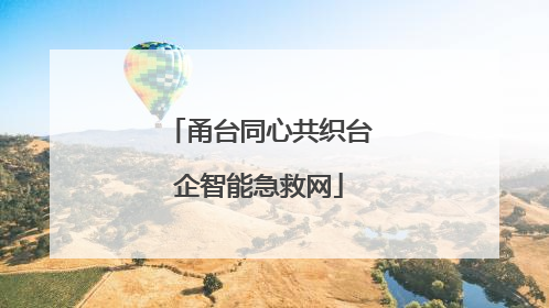 甬台同心共织台企智能急救网