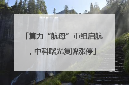 算力“航母”重组启航，中科曙光复牌涨停