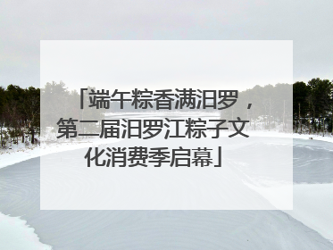 端午粽香满汨罗，第二届汨罗江粽子文化消费季启幕