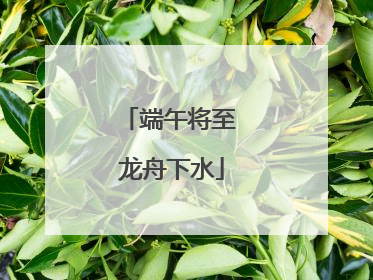 端午将至 龙舟下水