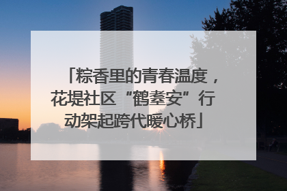 粽香里的青春温度，花堤社区“鹤耋安”行动架起跨代暖心桥
