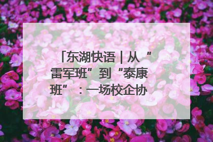 东湖快语｜从“雷军班”到“泰康班”：一场校企协同的“接力赛”