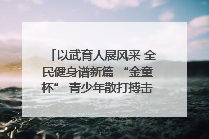 以武育人展风采 全民健身谱新篇 “金童杯” 青少年散打搏击邀请赛圆满落幕