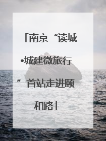 南京“读城•城建微旅行”首站走进颐和路