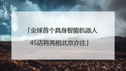 全球首个具身智能机器人4S店将亮相北京亦庄