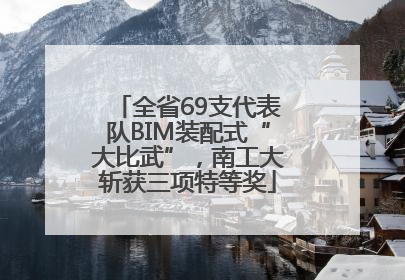 全省69支代表队BIM装配式“大比武”，南工大斩获三项特等奖