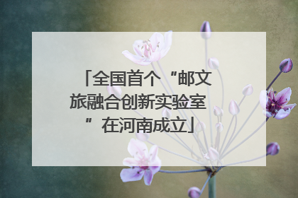全国首个“邮文旅融合创新实验室”在河南成立