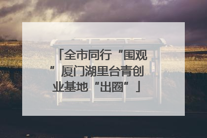 全市同行“围观”厦门湖里台青创业基地“出圈”