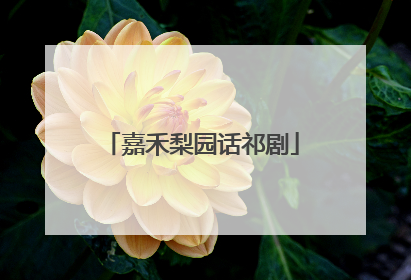 嘉禾梨园话祁剧
