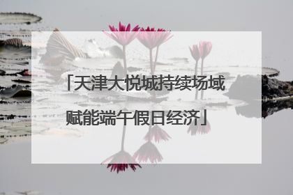 天津大悦城持续场域赋能端午假日经济