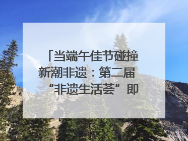 当端午佳节碰撞新潮非遗：第二届“非遗生活荟”即将开启“百young”新章