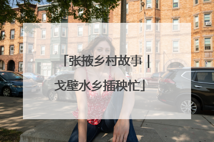 张掖乡村故事｜戈壁水乡插秧忙