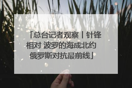 总台记者观察丨针锋相对 波罗的海成北约俄罗斯对抗最前线