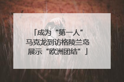 成为“第一人” 马克龙到访格陵兰岛展示“欧洲团结”