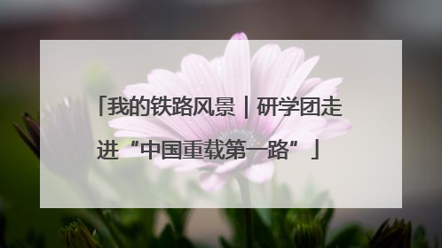 我的铁路风景｜研学团走进“中国重载第一路”