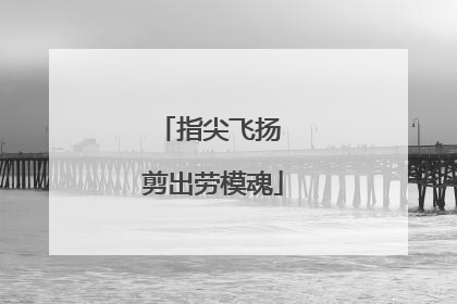 指尖飞扬 剪出劳模魂