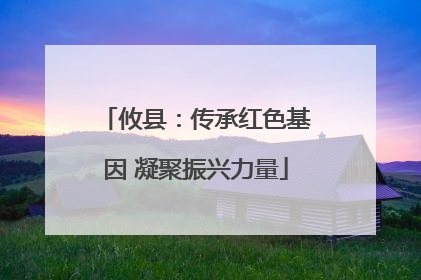 攸县：传承红色基因 凝聚振兴力量