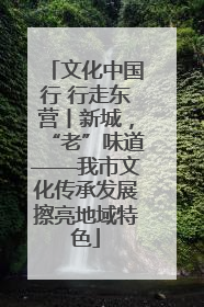 文化中国行 行走东营丨新城，“老”味道——我市文化传承发展擦亮地域特色
