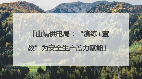 曲靖供电局：“演练+宣教”为安全生产蓄力赋能