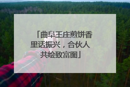 曲阜王庄煎饼香里话振兴，合伙人共绘致富图