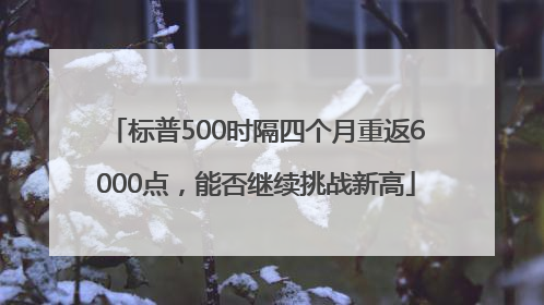 标普500时隔四个月重返6000点，能否继续挑战新高