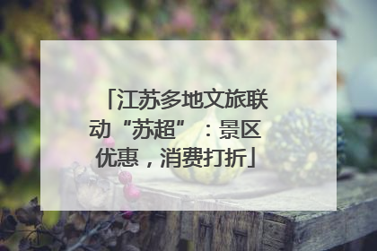 江苏多地文旅联动“苏超”：景区优惠，消费打折