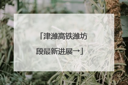 津潍高铁潍坊段最新进展→