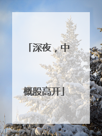 深夜，中概股高开