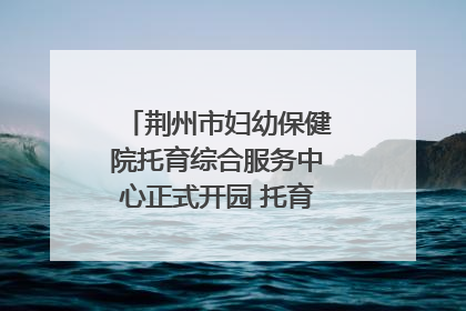荆州市妇幼保健院托育综合服务中心正式开园 托育宣传月同步启动