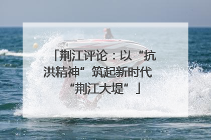 荆江评论：以“抗洪精神”筑起新时代“荆江大堤”