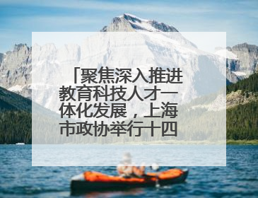 聚焦深入推进教育科技人才一体化发展，上海市政协举行十四届常委会第十八次会议，胡文容出席并讲话