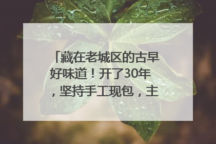 藏在老城区的古早好味道！开了30年，坚持手工现包，主打一个新鲜