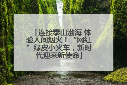 连接泰山渤海 体验人间烟火！“网红”绿皮小火车，新时代迎来新使命