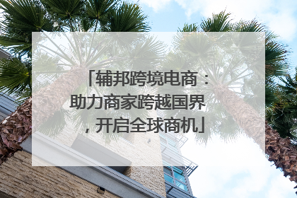 辅邦跨境电商：助力商家跨越国界，开启全球商机
