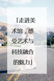 走进美术馆，感受艺术与科技融合的魅力