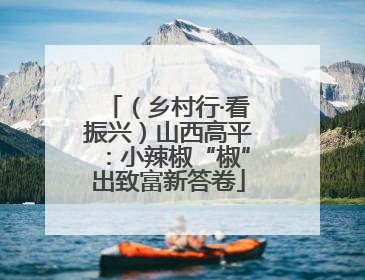 （乡村行·看振兴）山西高平：小辣椒“椒”出致富新答卷