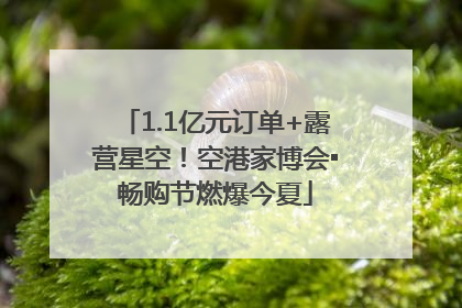 1.1亿元订单+露营星空！空港家博会▪畅购节燃爆今夏