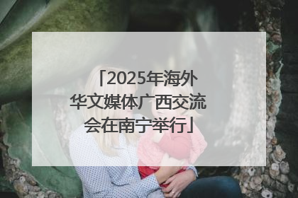 2025年海外华文媒体广西交流会在南宁举行