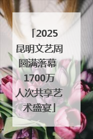 2025昆明文艺周圆满落幕 1700万人次共享艺术盛宴
